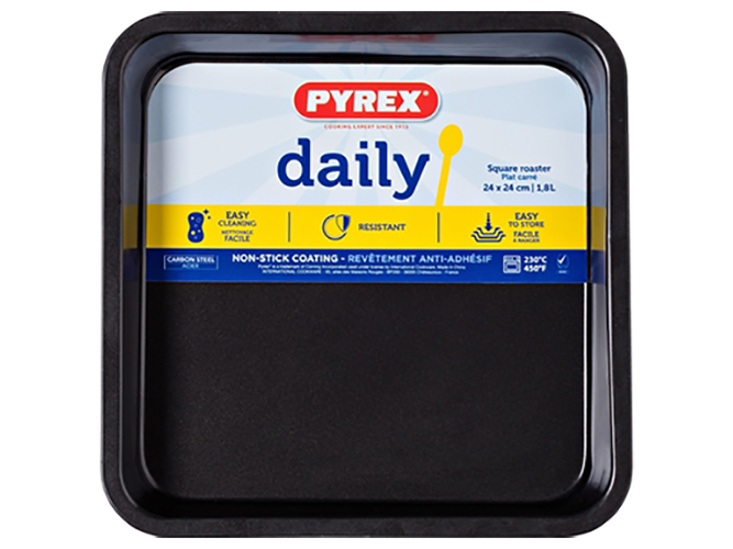 Форма Pyrex Daily, 24x24см квадратная, 1,8л, 3426470290555