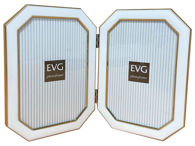 Фоторамка EVG Onix, 2-10x15см, біла, 6900068846241