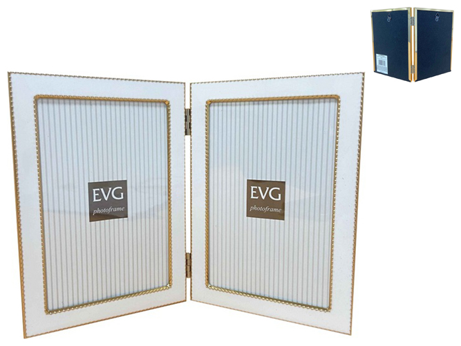Фоторамка EVG Onix, 2-10x15см, біла, 6900068846326