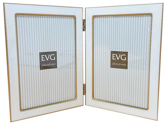 Фоторамка EVG Onix, 2-10x15см, біла, 6900068846326