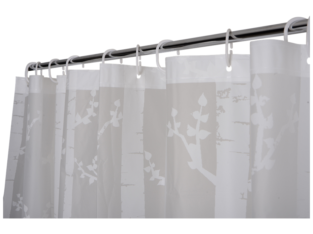 Шторка для ванной Idea Home Grey-Bamboo, 180х200см, 6900070387428