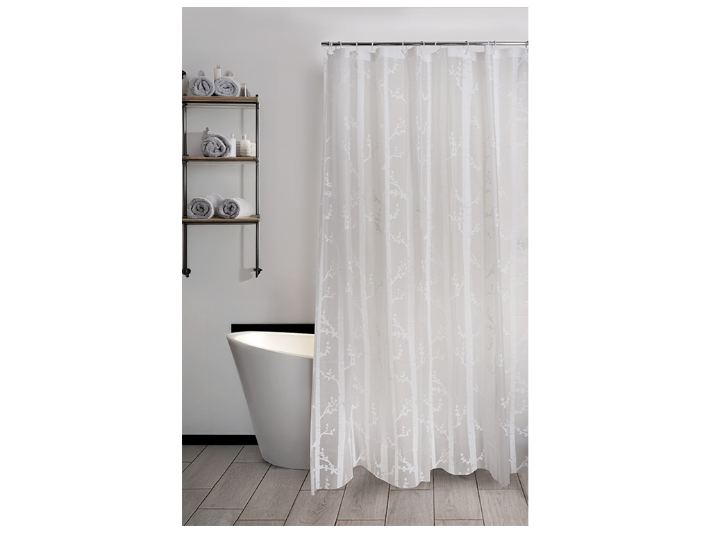 Шторка для ванной Idea Home Grey-Bamboo, 180х200см, 6900070387428