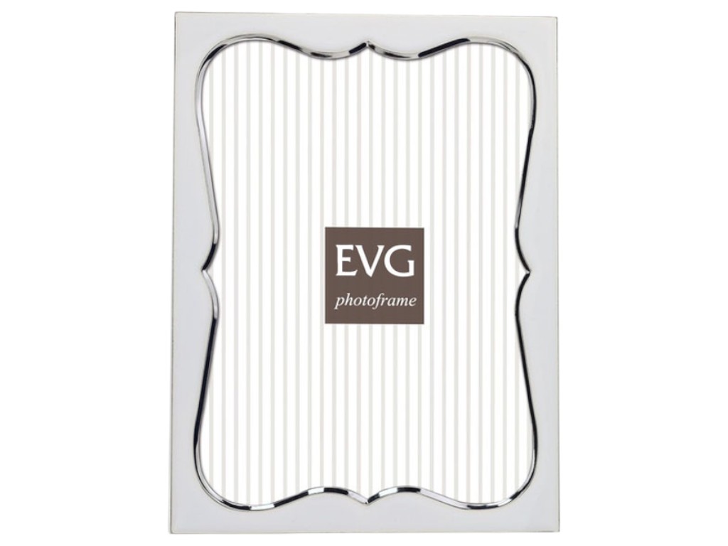 Фоторамка EVG, ONIX E01 White, металл, 10×15 см