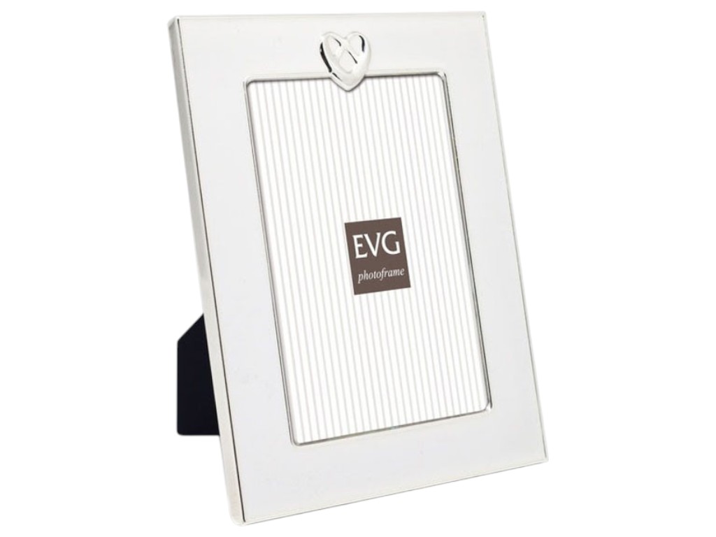 Фоторамка EVG, ONIX E04 White, метал, 10×15 см