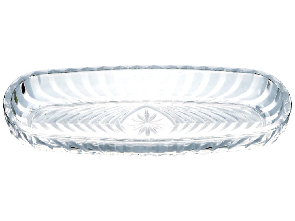 Блюдо Ecomo Oval-A, овальное, стекло, 18,5х7,8см, цвет прозрачный