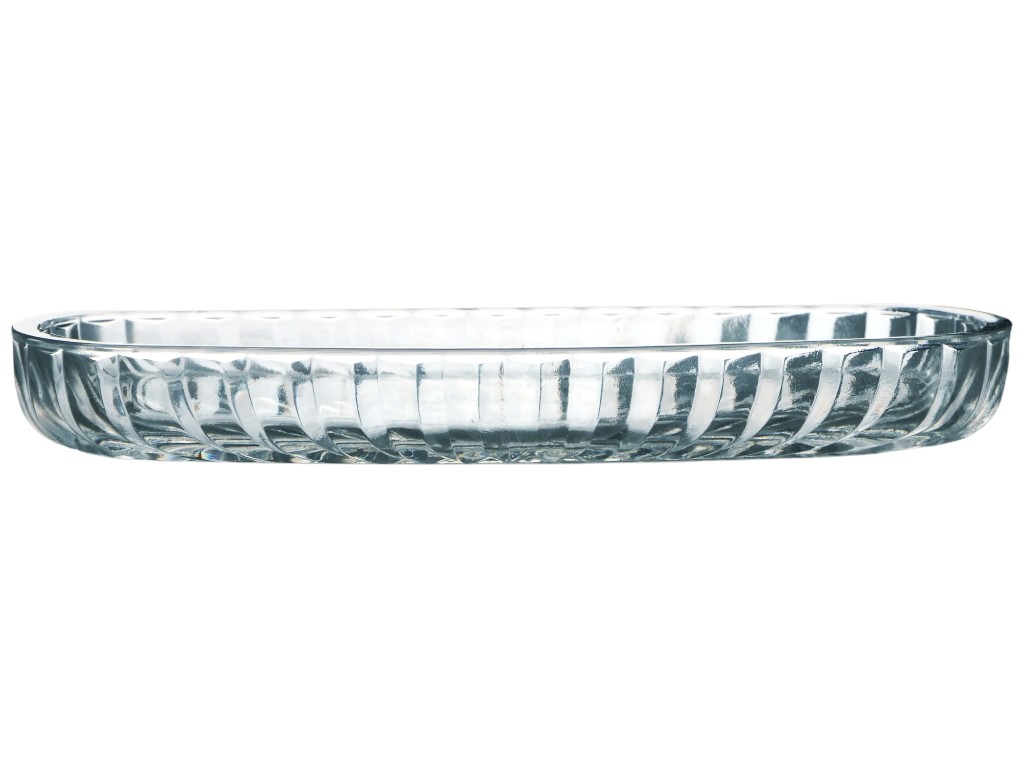 Блюдо Ecomo Oval-A, овальное, стекло, 18,5х7,8см, цвет прозрачный