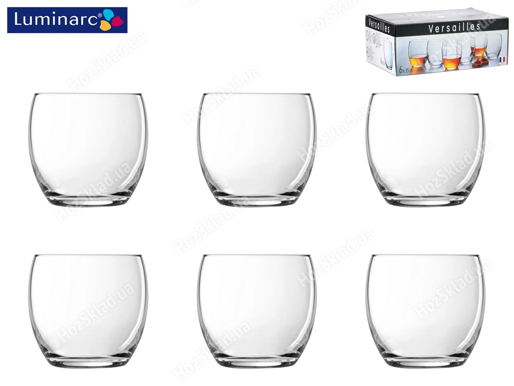 Набір склянок Luminarc Versailles низький 350мл (ціна за набір 6шт) 41150