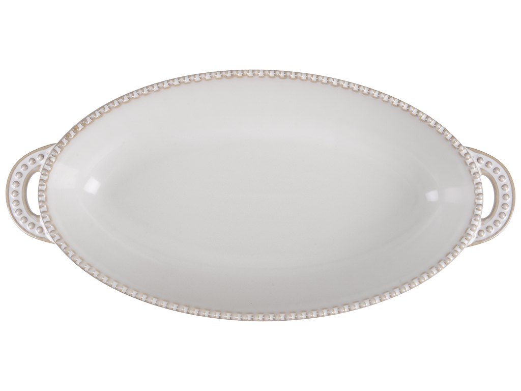 Форма овальная Limited Edition Allegra Biege, 34х16,5х6см, 6900070191858