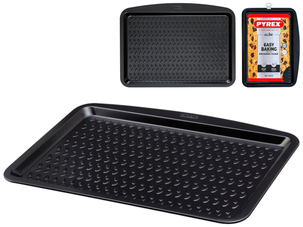 Форма для запекания Pyrex Glide, углеродистая сталь, антипригарное покрытие, 38×25см, 41×30×1,4см