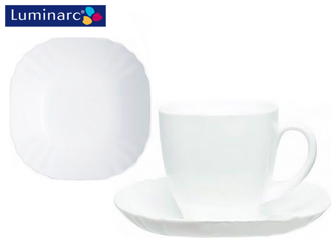 Сервиз для чая Luminarc Lotusia 12 предметов (чашка 220мл, блюдце) 86519