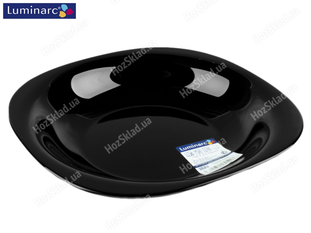 Тарелка суповая Luminarc Carine black 21см 95207/L9818