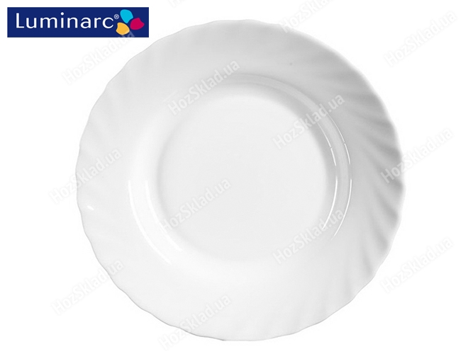 Тарелка суповая Luminarc Trianon белая D22см 21045