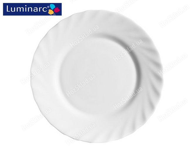 Тарілка десертна Luminarc Trianon біла D19см 21083