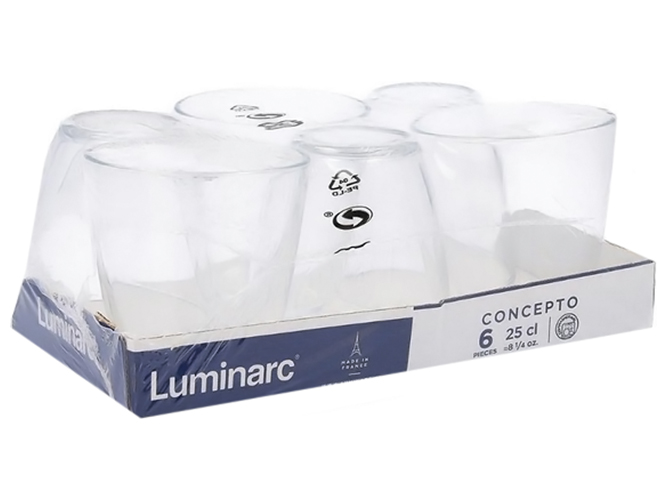 Набор стаканов Luminarc Concepto высоких, 310мл (цена за набор 6шт) 43403