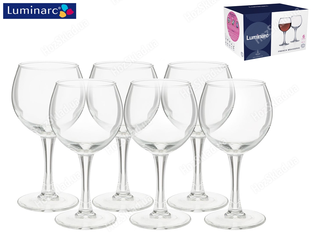 Бокал стеклянный Luminarc "French Brasserie" 280мл (цена за 1шт) 10622