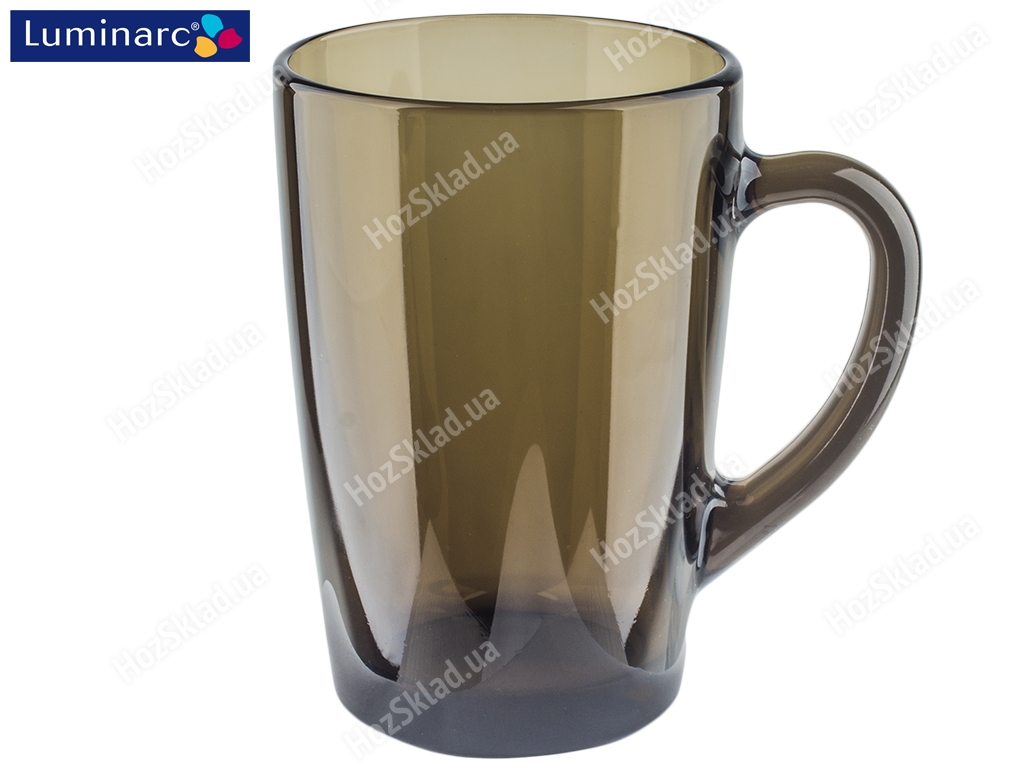 Чашка Luminarc С добрым утром дымчатая коричневая 320мл 10813