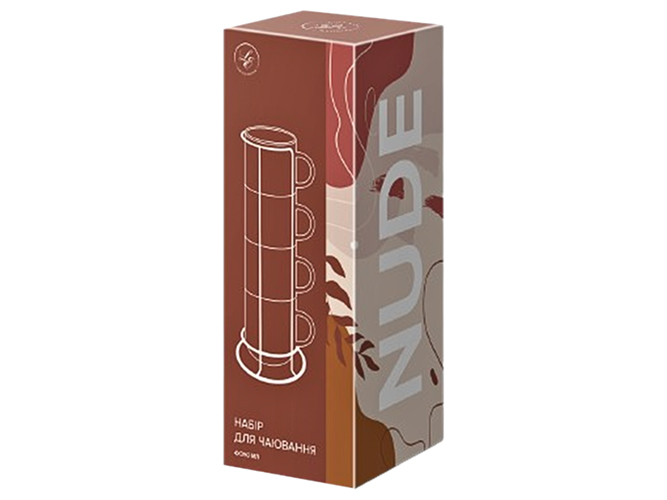 Набір чашок Limited Edition Nude, 350мл (ціна за набір 4шт) 6900069398565