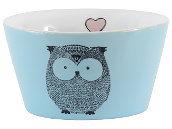 Салатник Limited Edition Owl Funny, 480мл, синій, 6900065835699