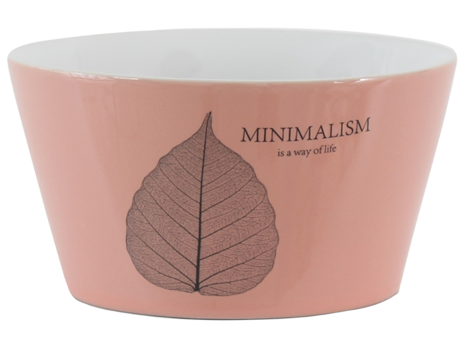 Салатник Limited Edition Minimalism, 480мл, кораловий, 6900065835736