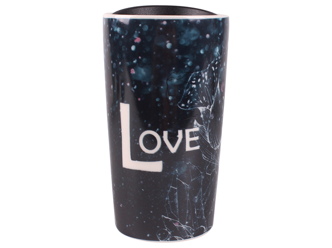 Чашка Limited Edition Travel Love, з кришкою, 360мл, 6900066877643