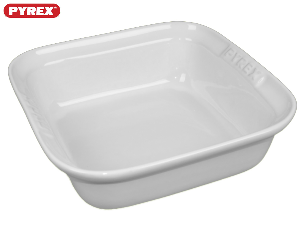 Противень керамический Pyrex "Impressions"квадратный белый 24x24см 26772