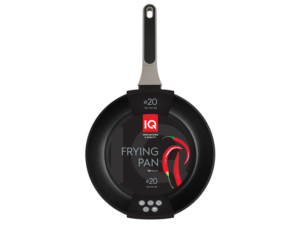 Сковорода IQ Be Brave глубокая без крышки, 20см (для всех типов плит) 6900069255158