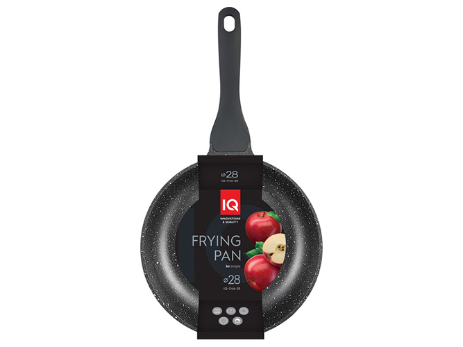 Сковорода глубокая IQ Be Simple, без крышки, 28см, 6900069648509