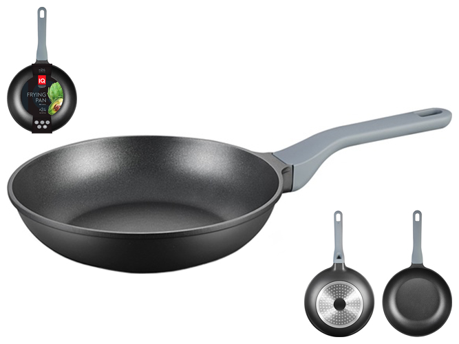 Сковорода глубокая IQ Be Creative, без крышки, 24см, 6900069648523