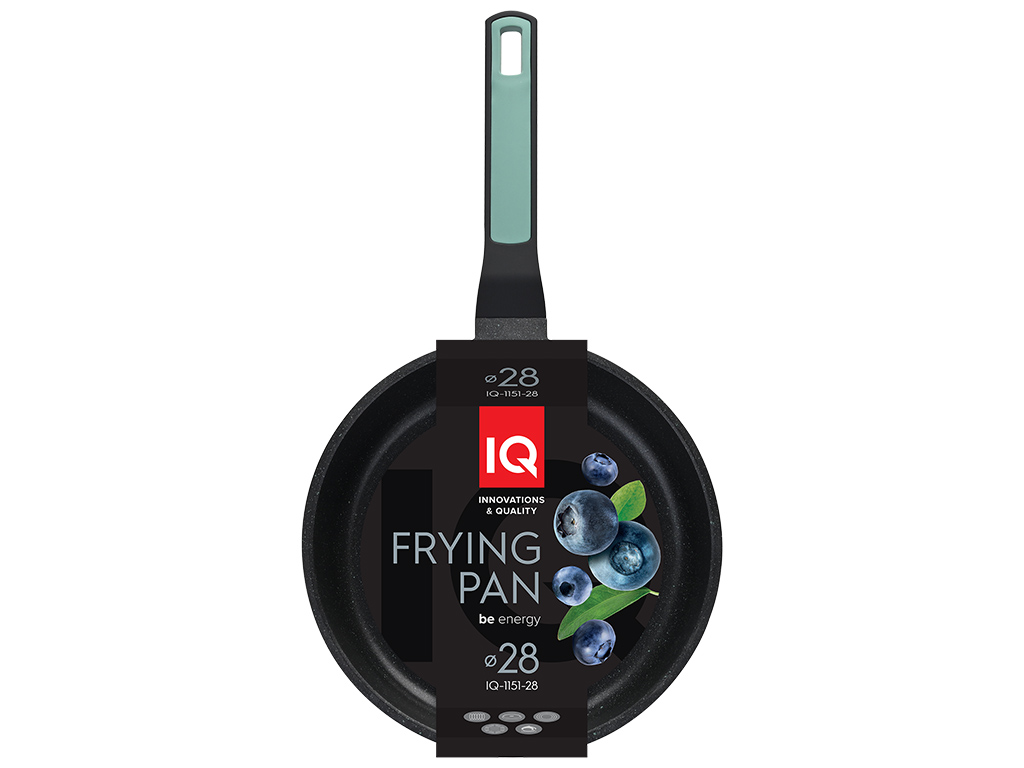 Сковорода IQ Be Energy глубокая, 28см, без крышки, 6900070032212