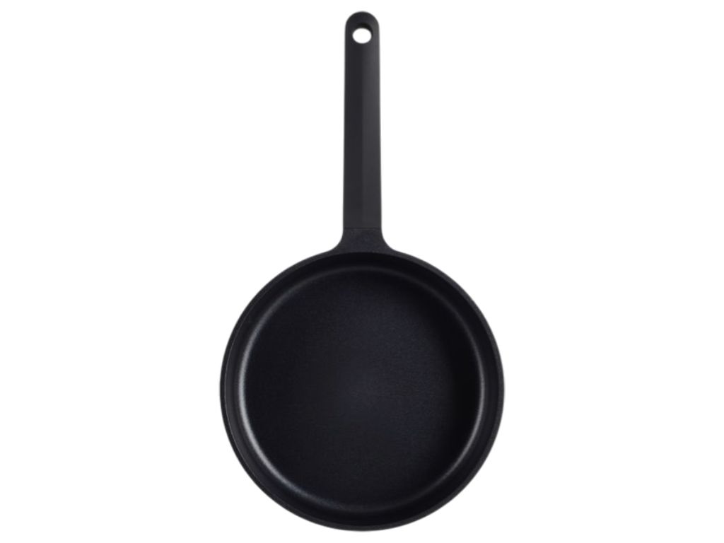 Сковорода Be Smart 28 см, алюминий, с крышкой, антипригарное покрытие, цвет чёрный