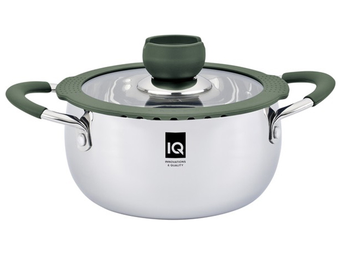 Каструля з кришкою IQ Be Trendy, 22см, 4,4л, 6900069775991