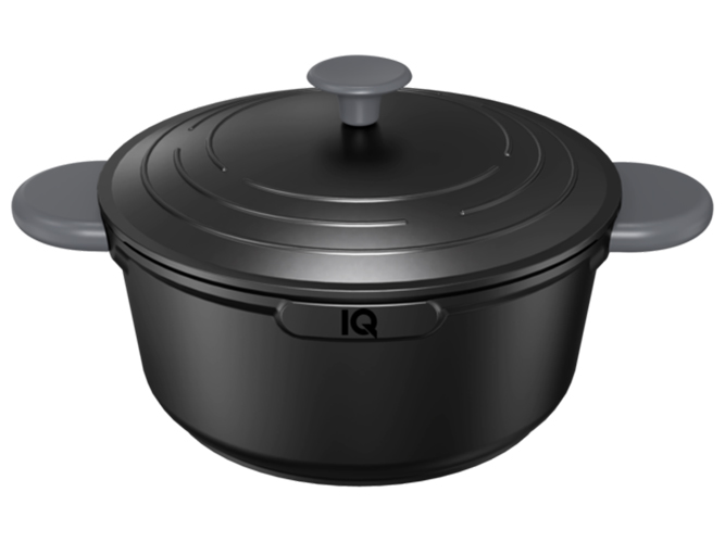 Кастрюля с крышкой IQ Be Creative алюминиевая, 20см, 2,4л, 6900069963176