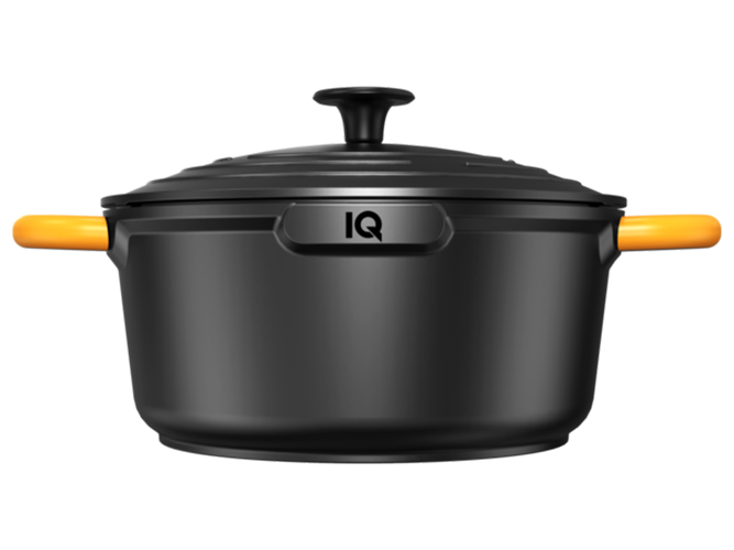 Кастрюля с крышкой IQ Be Active алюминиевая, 24см, 4,2л, 6900069963060