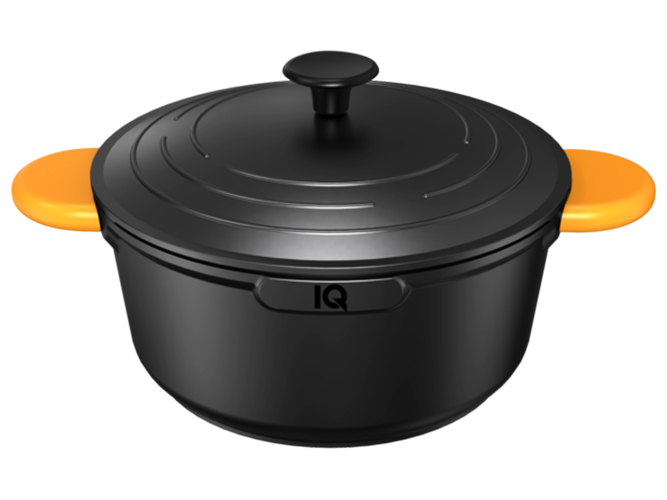 Кастрюля с крышкой IQ Be Active алюминиевая, 24см, 4,2л, 6900069963060