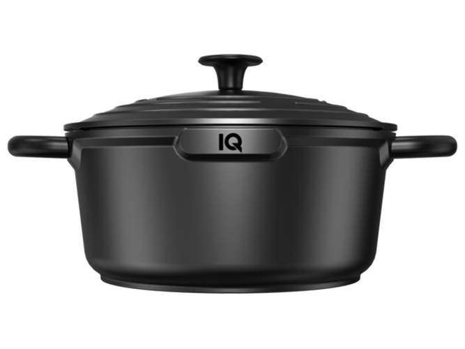 Кастрюля с крышкой, IQ Be Simple алюминиевая, 24см, 4,2л, 6900069963114