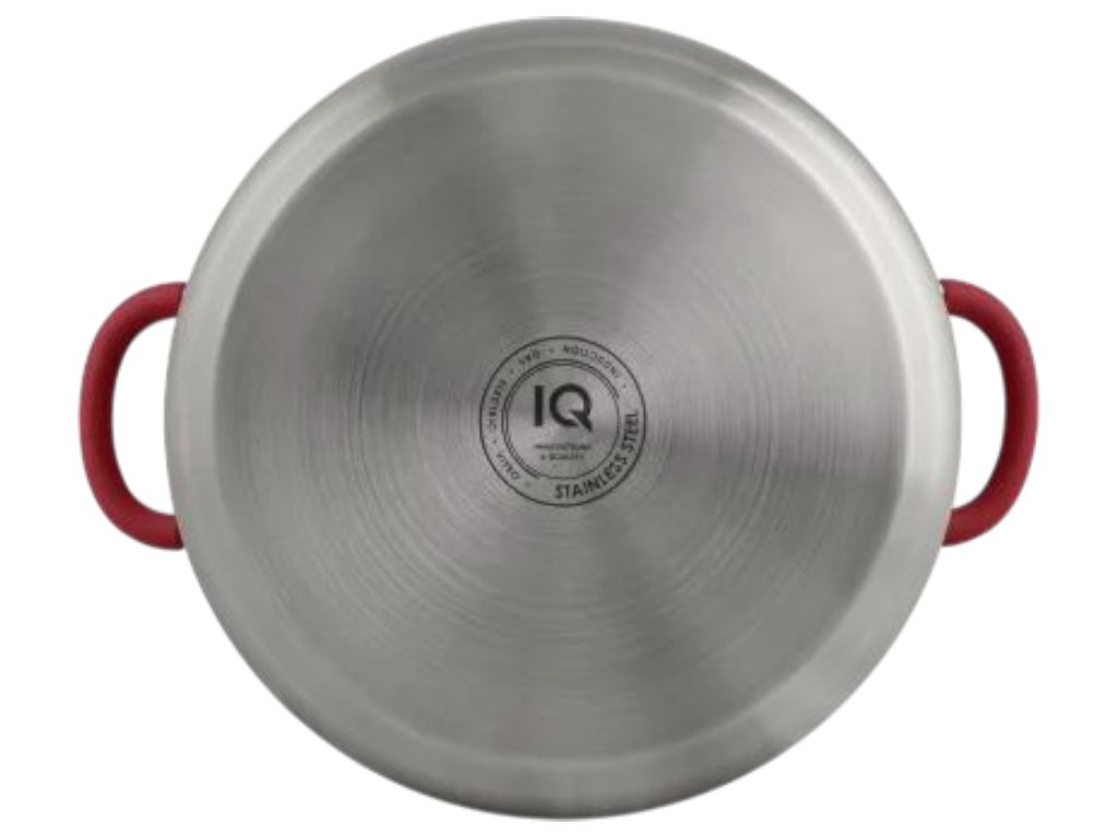 Кастрюля Iq Be Royal 4.0 л, 22 см, нержавеющая сталь, с крышкой, цвет серебристый