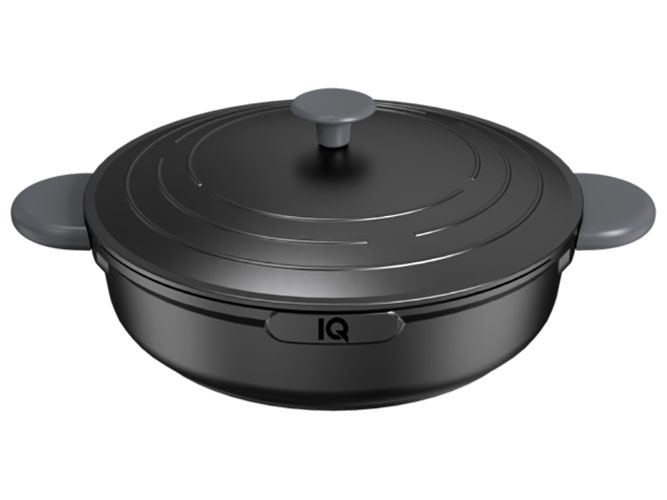 Сотейник IQ Be Creative, с двумя ручками, алюминиевый, 28см, 4л, с крышкой, 6900069962971