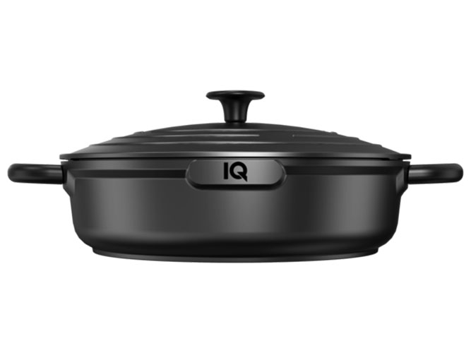 Сотейник IQ Be Simple, с двумя ручками, алюминиевый, 32см, 5,6л, с крышкой, 6900069963145