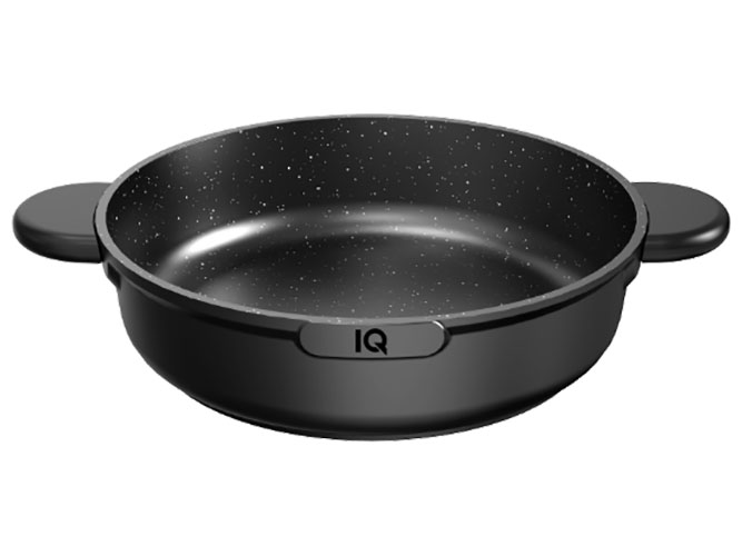 Сотейник IQ Be Simple, с двумя ручками, алюминиевый, 32см, 5,6л, с крышкой, 6900069963145