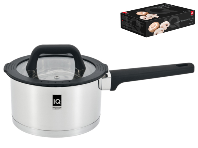 Ківш з кришкою IQ Be Traditional, 16см, 1,3л, 6900069776011