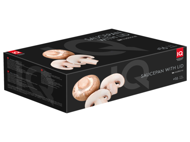 Ківш з кришкою IQ Be Traditional, 16см, 1,3л, 6900069776011