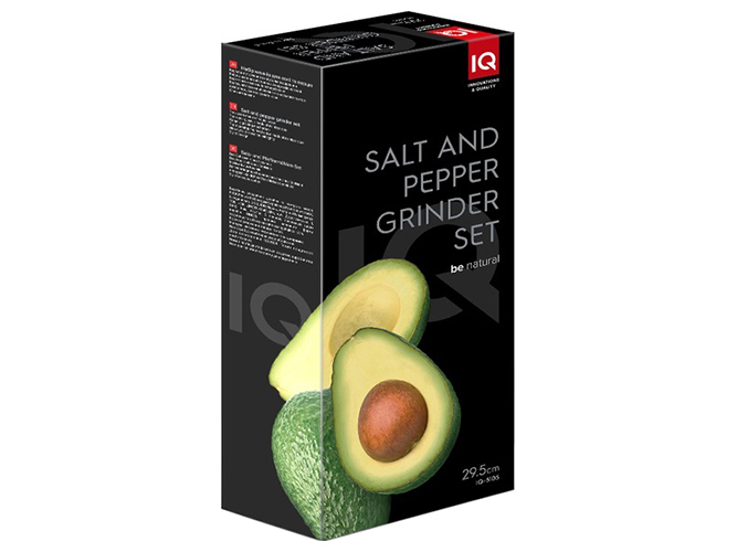 Набор мельниц для специй IQ Be Natural, 29,5см, 6900069372756