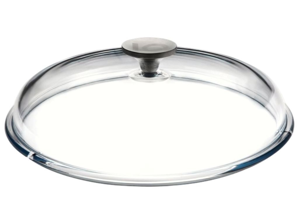 Крышка Be Smart 26 см, жаропрочное стекло, без ободка, цвет прозрачный
