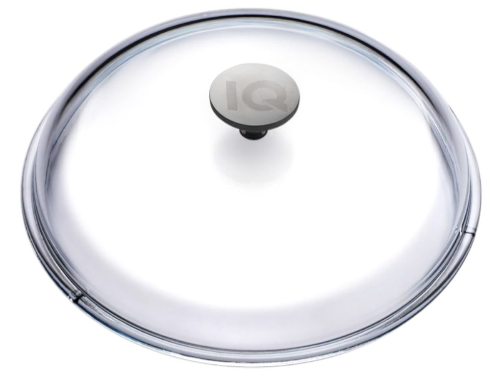 Крышка Be Smart 26 см, жаропрочное стекло, без ободка, цвет прозрачный