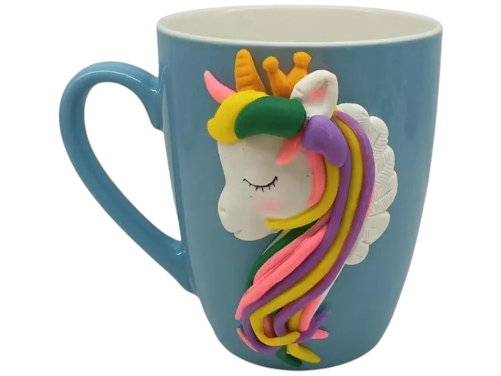 Чашка Limited Edition Dream Unicorn, порцеляна, 340мл, колір синій