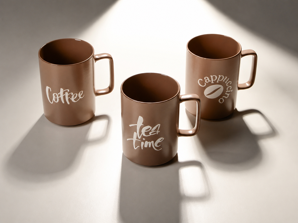 Чашка Limited Edition Time Coffee, фарфор, 490мл, цвет коричневый