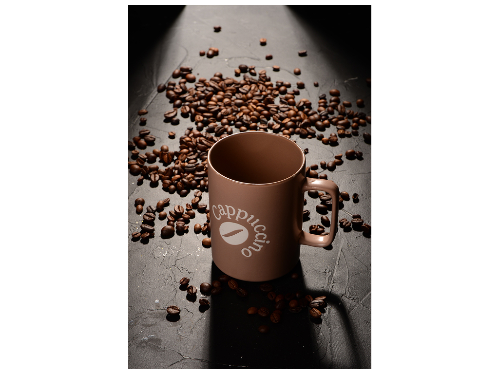 Чашка Limited Edition Time Cappuccino, фарфор, 490мл, колір коричневий