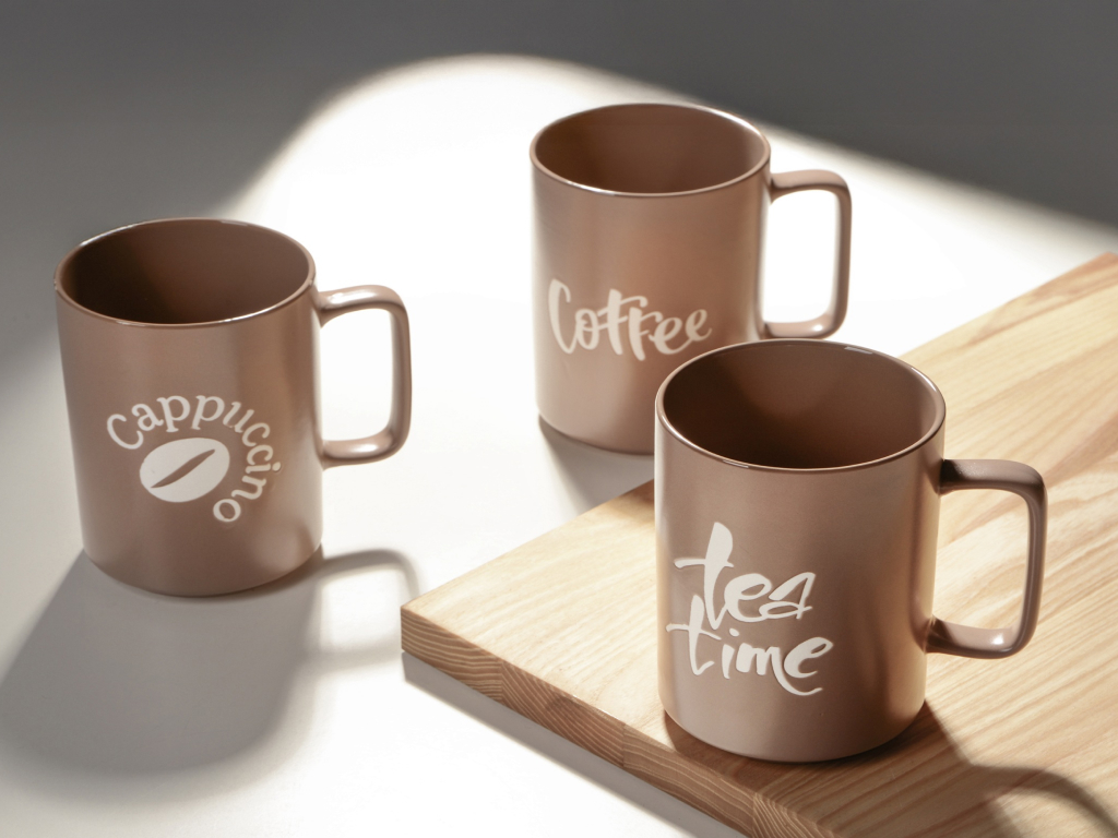 Чашка Limited Edition Time Cappuccino, фарфор, 490мл, колір коричневий