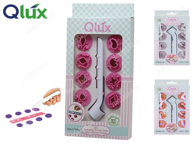 Набор кондитерский Qlux mix 8 насадок, 1 ручка (цена за набор 8 предметов) 15333