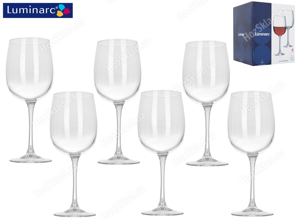 Бокал Luminarc "Allegresse" 550мл (цена за 1шт) 20669